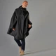Дощовик-пончо 100 для велоспорту чорний XL/XXL BTWIN - изображение 1