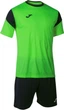 Комплект футбольної форми Joma PHOENIX SET салатово-чорний XS 102741.021 - зображення 1
