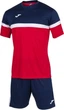 Комплект футбольной формы Joma DANUBIO красно-темно-синий XL 102857.603 - изображение 1