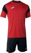 Комплект футбольной формы Joma PHOENIX SET красно-черный XL 102741.601 - изображение 1