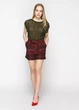 Шорты Mango 40 Бордовый 53087644_пол.беж_14 - изображение 3