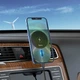 Автомобильный магнитный держатель HOCO CA91 с беспроводной зарядкой MagSafe 5W-15W - изображение 5