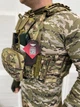 Плитоноска быстросъемный военный жилет с подсумками и системой MOLLE Multicam - изображение 2
