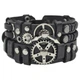 Кожаный браслет Rockway Стимпанк черный (bsp-36) (00000005698) - изображение 1