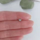 Серьга штанга для пирсинга уха, хеликса DeKolie MK1197-8 серебряный - изображение 1
