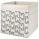 Коробка в стелаж IKEA DRONA візерунок коти 33x38x33 см 305.283.83 - зображення 1