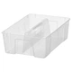Контейнер з перегородкою IKEA SAMLA прозорий 37х25х12 см 11/22 л 501.029.73 - зображення 1