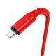 Кабель HOCO Lightning Victory charging data cable X59 1m 2.4A red - изображение 2