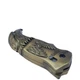 Зажигалка турбо Lighter с ножом 2в1 "Орел" Gold - изображение 3