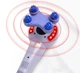 Вибромассажер для тела Magic massager 7в1 Серо-фиолетовый, ручной массажер электрический вибрационный 30W (1009934-Other) - изображение 5
