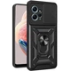 Чохол Hide Shield для Xiaomi Redmi Note 12 протиударний бампер з підставкою Black - зображення 6
