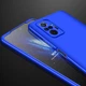 Чехол GKK 360 для Xiaomi Redmi Note 10 Pro бампер противоударный Blue - изображение 4