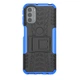 Чехол Armor для Motorola Moto G31 / G41 бампер противоударный с подставкой Blue - изображение 2