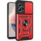 Чохол Hide Shield для Xiaomi Redmi Note 12 протиударний бампер з підставкою Red - зображення 6