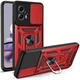 Чохол Hide Shield для Motorola Moto G13 / G23 протиударний бампер з підставкою Red - зображення 1