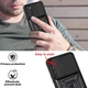 Чехол Hide Shield для Motorola Moto G60 бампер противоударный с подставкой Black - изображение 5