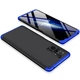 Чехол GKK 360 для Xiaomi Redmi Note 10 Pro бампер противоударный Black-Blue - изображение 2