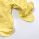 Хлопковый однотонный человечек Tunes Lemon Желтый 56см (0-1 месяц) - изображение 4