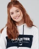 Худи женское - худи Hollister HC7674W S Белый - изображение 3