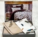Постельное белье Maison D'or Pulume Volante beige люкссатин с вышивкой евро - изображение 4