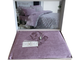 Комплект постельного белья Maison D'or New Damask Dark Rose сатин 220-200 см фиолетовое - изображение 3