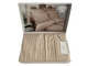 Комплект постельного белья Maison D'or New Rails Beige сатин 220-200 см бежевый - изображение 1