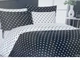Комплект постільної білизни Maison D'or Sweet Dreams Dk.Grey сатин 220-200 см чорний - зображення 1