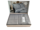 Комплект постельного белья Maison D'or New Rails Grey сатин 220-160*2 см серый - изображение 1