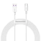 Кабель Baseus Superior USB-A to USB-C 2m White (CATYS-A02) - зображення 1