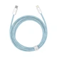 Кабель Baseus Dynamic Series USB-C to Lightning 2m Blue (CALD000103) - изображение 2