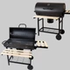 Вугільний гриль-барбекю з термометром і дворівневою полицею WOOD TABLE GRILL - зображення 1