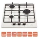 Варильна поверхня Ventolux HG430-B3 S (IVORY) - изображение 3