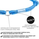 Шнурок для адресника Waudog из паракорда светоотражающий розовый S 25 - 45 см Collar - изображение 5