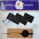 Годинник настінний 3D 130 см NC (Чехія) наліпка DIY 3Д ефект Арабські2-G великий оригінальний чорний - зображення 3
