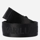 Ремень Karl Lagerfeld KLXCD WEBBING BELT 226W3100-999 143 см Черный (800070289870) - изображение 1