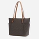 Сумка-шоппер жіноча Michael Kors JET SET ITEM EW TZ TOTE 30S0GTTT1B252 Темно-коричнева (800070263177) - зображення 5