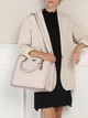 Сумка-шоппер жіноча GUESS ABEY ELITE TOTE HWQB8558230-STO Молочна (800070292870) - зображення 2