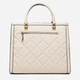 Сумка-шоппер жіноча GUESS ABEY ELITE TOTE HWQB8558230-STO Молочна (800070292870) - зображення 3