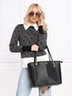 Сумка-шоппер жіноча GUESS NOELLE ELITE TOTE HWQG7879230-BLA Чорна (800070292871) - зображення 8