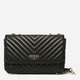 Сумка крос-боді жіноча GUESS KEILLAH CONVERTIBLE XBODY FLAP HWQG8690210-BLA Чорна (800070292877) - зображення 4