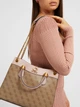 Сумка крос-боді жіноча GUESS NELL LOGO GIRLFRIEND SATCHEL HWSB8735070-LLR Світло-коричнева (800070292894) - зображення 6