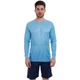 Форма футбольная с длинным рукавом Zelart 1908-1 2XL (50-52) рост 180-185 см Light Blue-Deep Blue - изображение 1