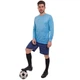 Форма футбольная с длинным рукавом Zelart 1908-1 2XL (50-52) рост 180-185 см Light Blue-Deep Blue - изображение 6