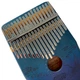Музыкальный инструмент Калимба Cega (Kalimba) на 17 язычков с гравировкой журавлей Синяя - изображение 7