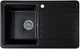 Мойка кухонная, прямоугольная, композитная Valetti 17N 76х46см Черная + смеситель - изображение 2