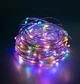 Світлодіодна гірлянда-нитка "Крапля роси" 5м 50 LED різнокольоровий від батарейок АА - зображення 4