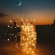 Светодиодная гирлянда пробка в бутылку роса на проволоке 20 LED 2 м ZABI-2 теплый белый гарлянда нить - изображение 6