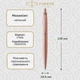 Шариковая ручка Parker JOTTER 17 XL Monochrome Pink Gold PGT BP 12 632 - изображение 2