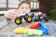 Базова машина-позашляховик Hot Wheels "Monster Trucks" Hot Wheels (FYJ44), зелено-червоний - зображення 2