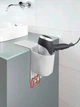 Тримач для фена Wenko Ampio, 10 x 36,5 x 10 см, силікон, білий - зображення 5